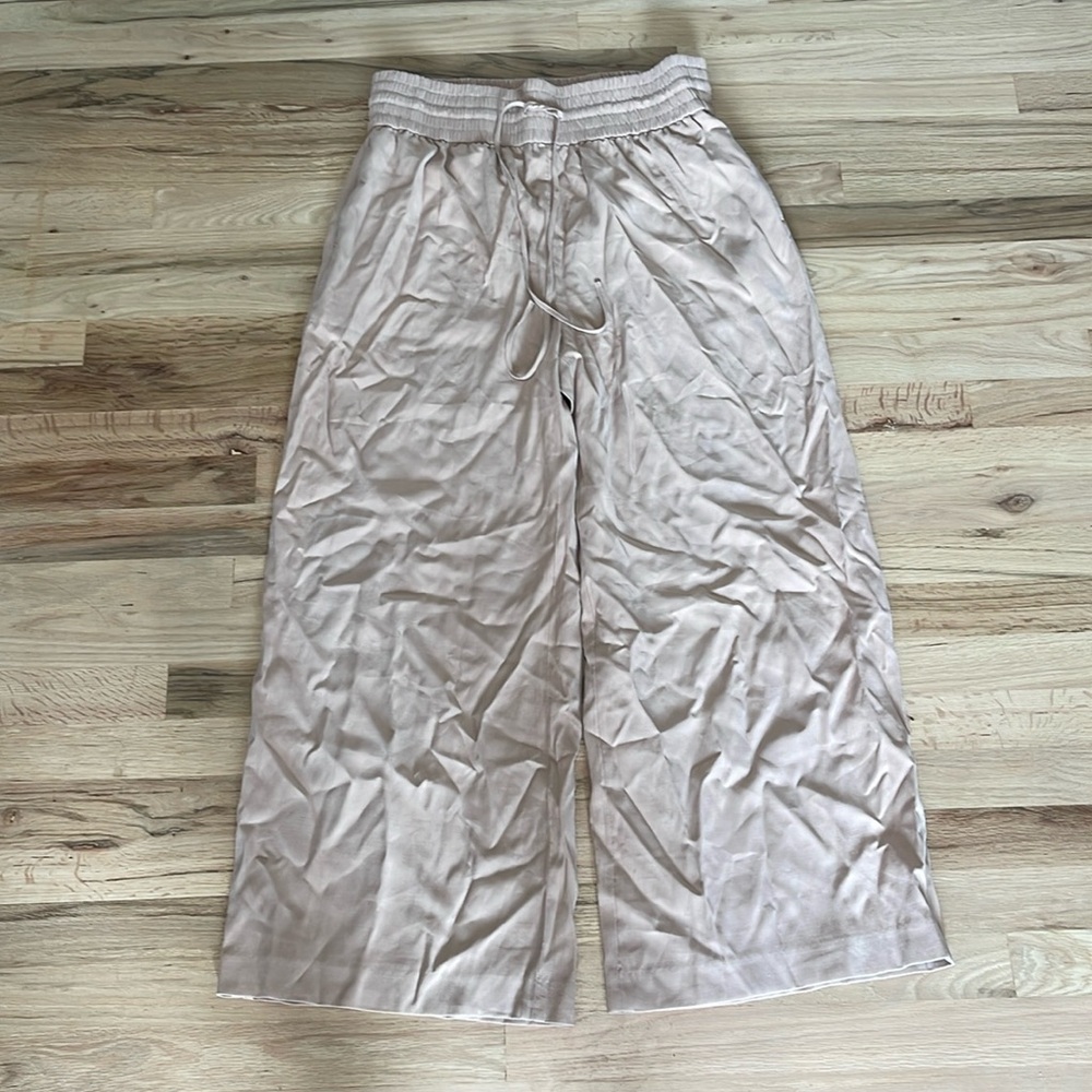 Open edit flowy tie pants